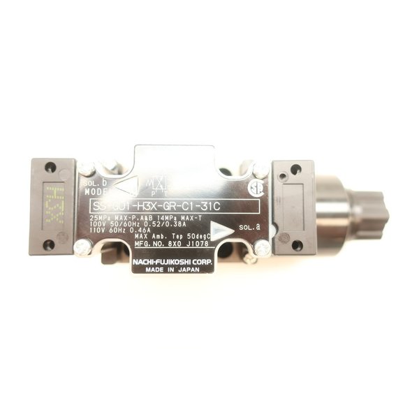Nachi 25Mpa 110V-Ac Hydraulic Solenoid Valve SS-G01-H3X-GR-C1-31C
